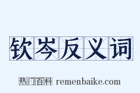 钦岑反义词是什么意思的图片